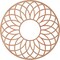 Ekena Millwork Cannes Wood Fretwork Pierced Ceiling Medallion, Cherry, 22"OD x 7 1/2"ID x 3/8"T CMWP22X22X0375CNCH - alternate 2